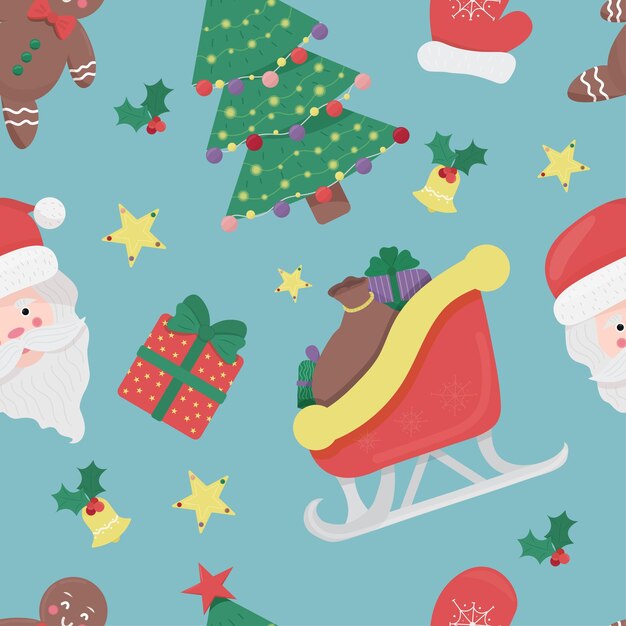 Padrão sem costura de Natal