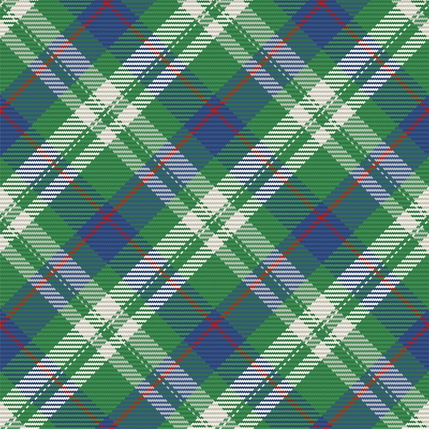 Padrão sem costura de tartan escocês repetível com textura de tecido de cheque Impressão têxtil listrada de fundo vetorial