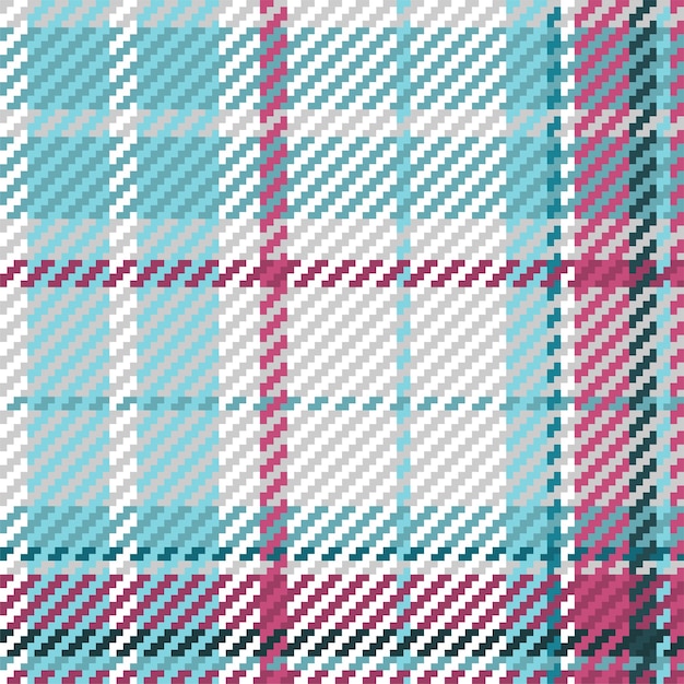 Padrão sem costura de xadrez tartan escocês Fundo repetível com textura de tecido de verificação Pano de fundo vetorial plano de impressão têxtil listrada