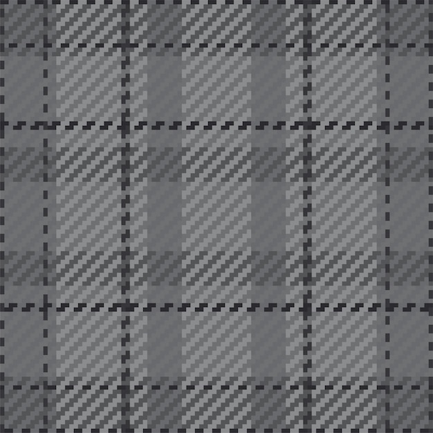 Padrão sem costura de xadrez tartan escocês fundo repetível com textura de tecido de verificação vector pano de fundo impressão têxtil listrada