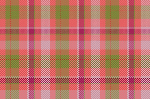 Padrão sem costura de xadrez tartan escocês fundo repetível com textura de tecido de verificação vector pano de fundo impressão têxtil listrada