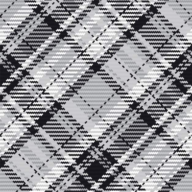 Padrão sem costura de xadrez tartan escocês fundo repetível com textura de tecido de verificação vector pano de fundo impressão têxtil listrada