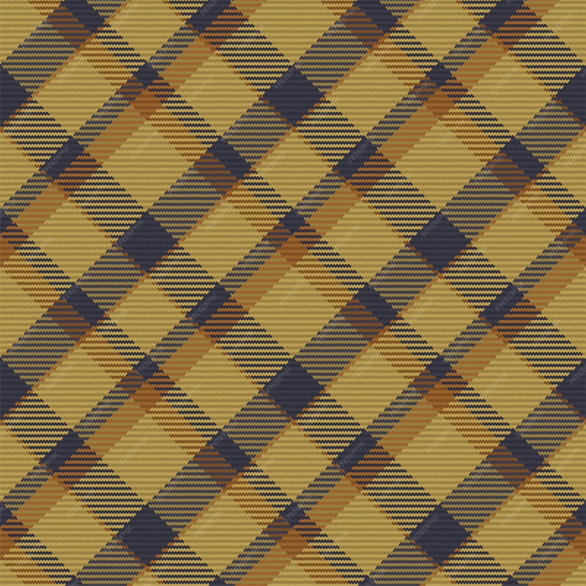 Padrão tartan xadrez marrom com textura de tecido xadrezfundo de textura de  tecido xadrez marrom sem costura