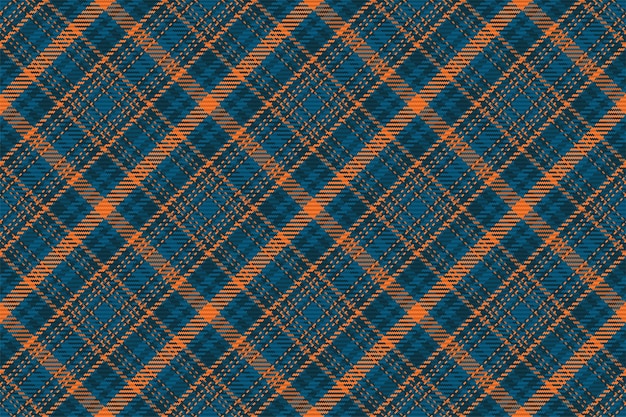 Padrão sem costura de xadrez tartan escocês fundo repetível com textura de tecido de verificação vector pano de fundo impressão têxtil listrada