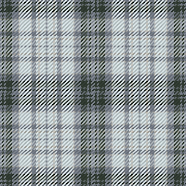 Padrão sem costura de xadrez tartan escocês fundo repetível com textura de tecido de verificação vector pano de fundo impressão têxtil listrada