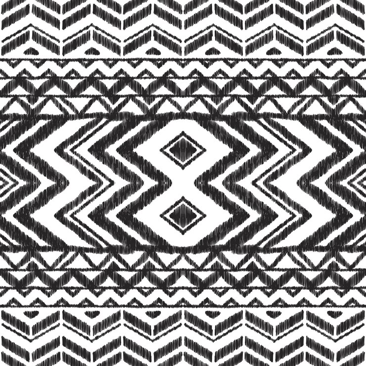 Padrão sem costura Ikat