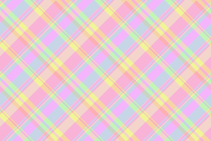 Vetor padrão sem costura italiano de cheque de textura interior de fundo tartan tecido pop plaid vetor têxtil em cores claras e âmbar