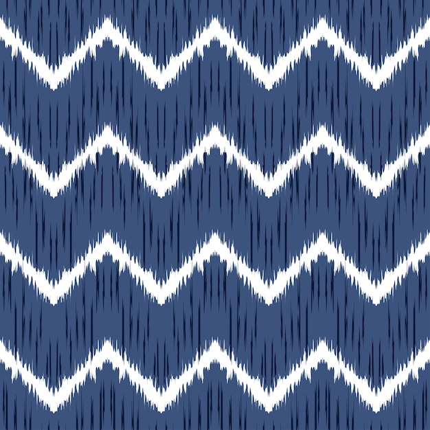 Padrão sem costura tribal Ikat