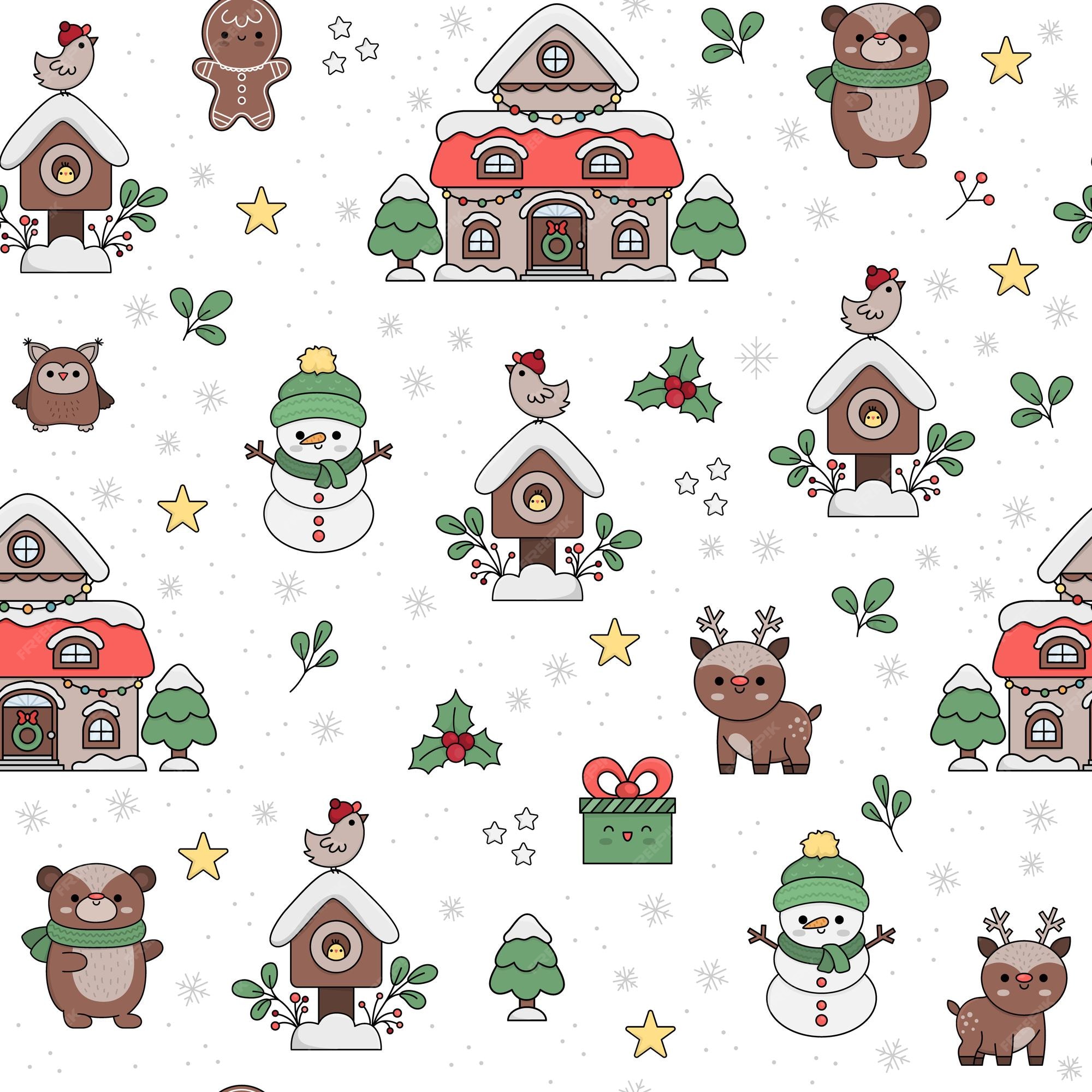 Vetor colorido kawaii mitten bonito roupas de natal ilustração de  personagem isolado em fundo branco ano novo ou inverno sorrindo luva quente  ícone de feriado de desenho animado engraçado