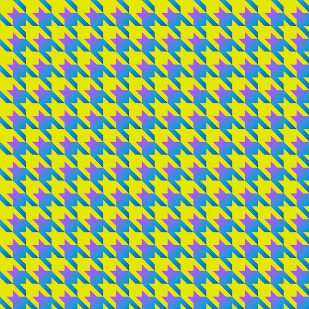 Vetor padrão sem emenda amarelo e azul preto e branco ilustração vetorial eps 10