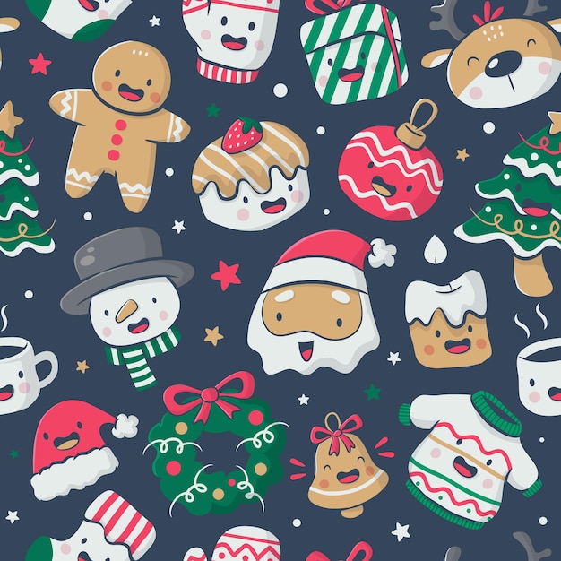 padrão sem emenda com elemento de Natal