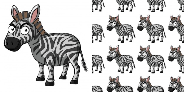 padrão sem emenda com giro zebra