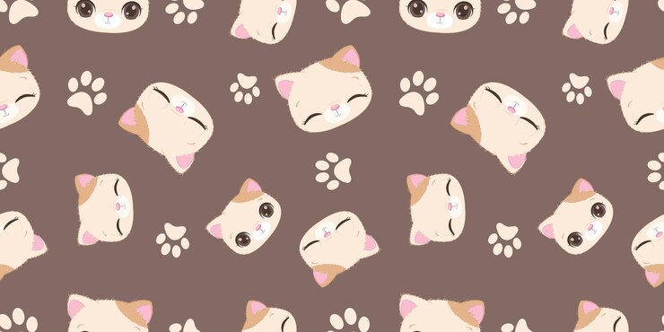 Vetor padrão sem emenda de animais bebê fofo