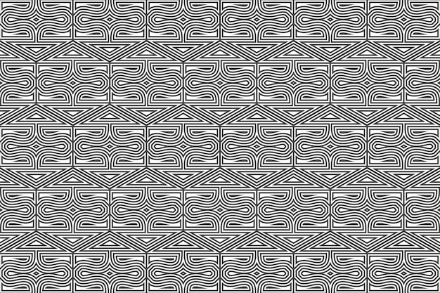 Padrão sem emenda de formas geométricas