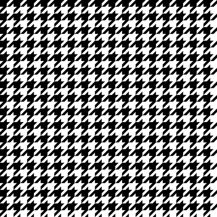 Vetor padrão sem emenda de houndstooth. fundo de tecido