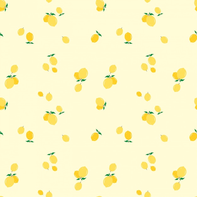 Padrão sem emenda de limão