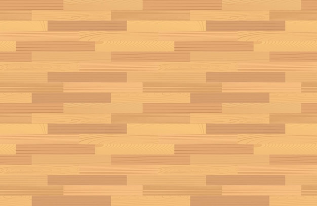 Vetor padrão sem emenda de parquet de madeira piso laminado leve vista superior ilustração vetorial realista