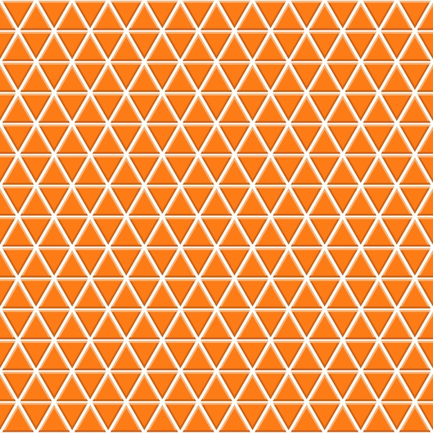 Padrão sem emenda de pequenos triângulos em cores laranja