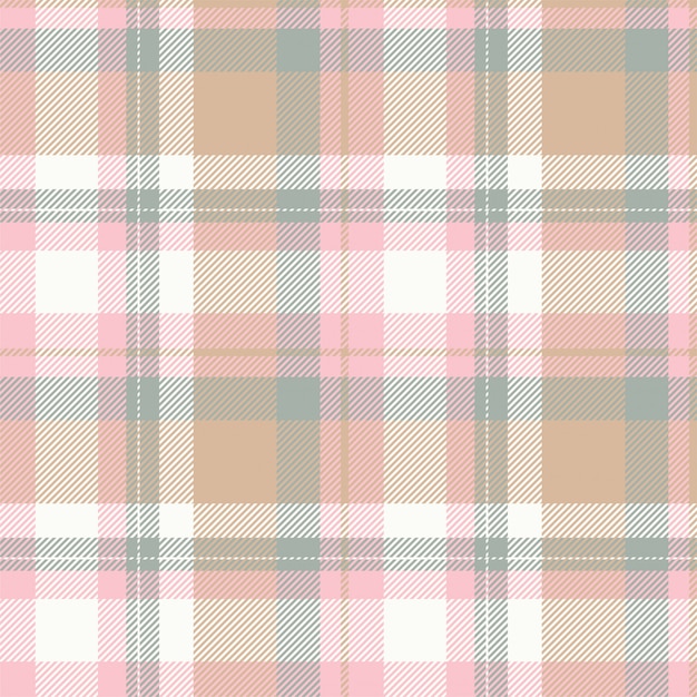 Padrão sem emenda de tartan xadrez têxtil