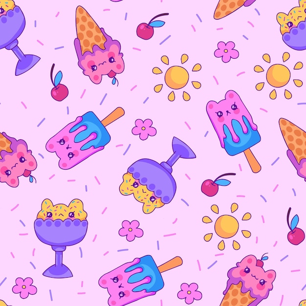 Conjunto para a criação de jogos para celular, elementos de interface do vetor. ícones de alimentos para uso em design e desenvolvimento de aplicativos. tacos, pizza, donut, hambúrguer, croissant, jogo casual de cachorro-quente