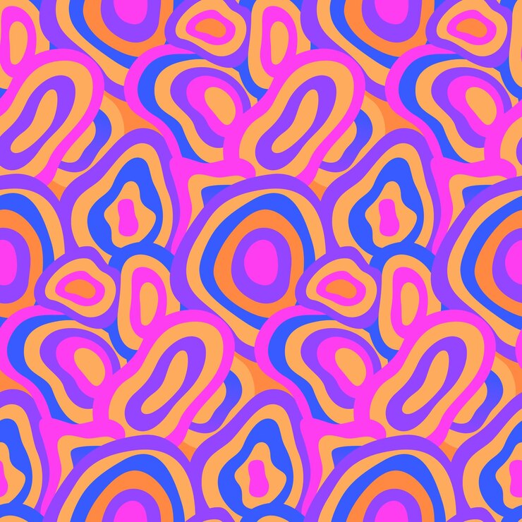 Vetor padrão sem emenda de vetor brilhante abstrato