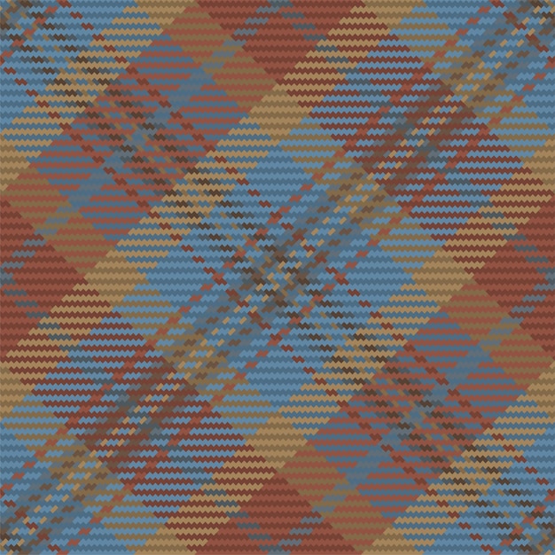 Padrão sem emenda de xadrez tartan escocês. Fundo repetível com textura de tecido de seleção. Impressão têxtil listrada de pano de fundo vetorial.