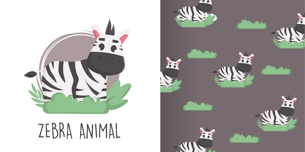 padrão sem emenda de zebra