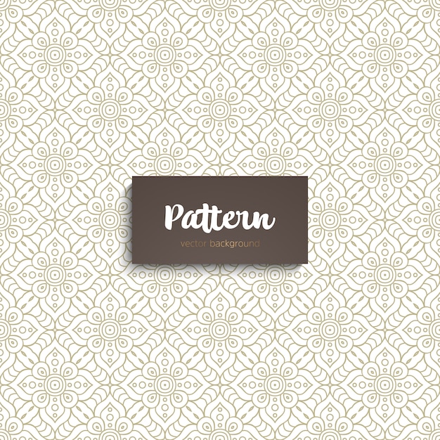 Padrão sem emenda. Elementos decorativos vintage