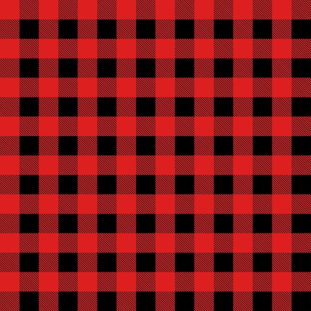 Vinil para móveis Padrão xadrez menzies tartan preto vermelho