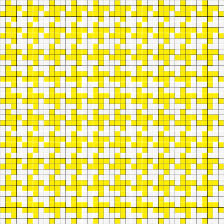 Vetor padrão tecido padrão de arte de pixel e fundo