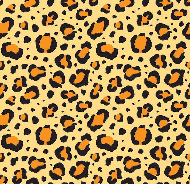 Padrão uniforme de estampa de leopardo