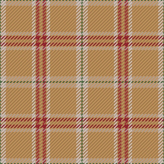 Padrão uniforme de tartan escocês