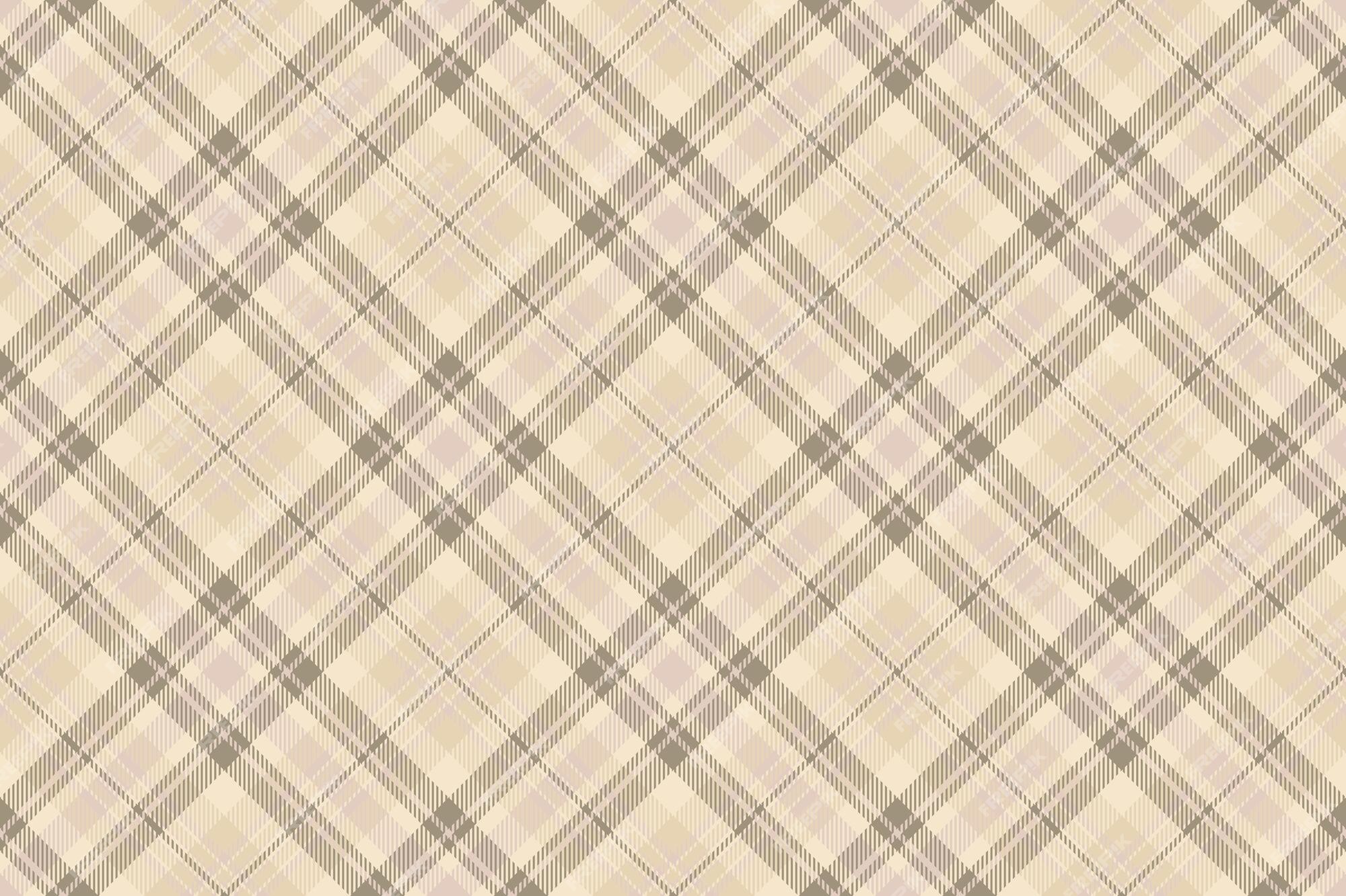 Verificação de padrão de tecido de fundo tartan sem costura com uma textura  têxtil vetorial xadrez em cores claras e pastel