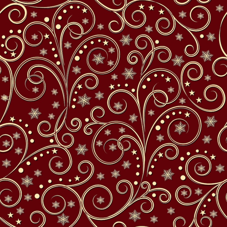 padrão vintage natalino