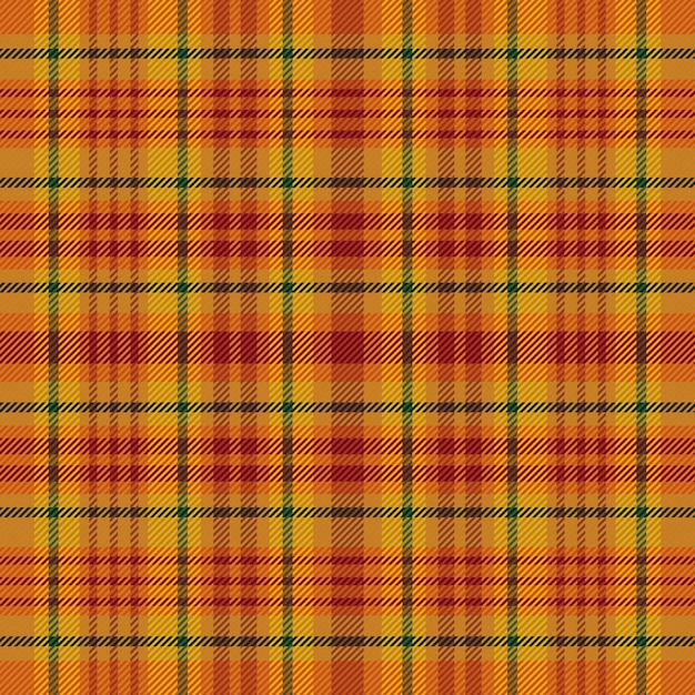 Padrão xadrez tartan com textura e cores quentes