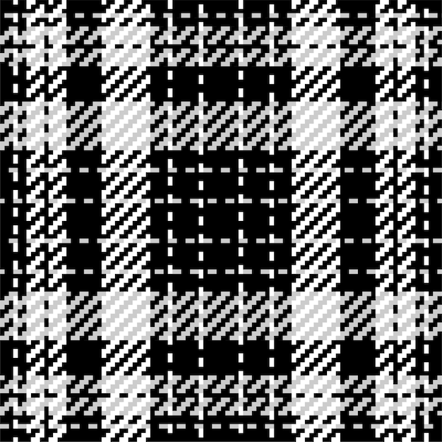 padrão xadrez xadrez em preto e branco. textura de tecido sem costura.  estampa têxtil tartan. 26754234 Vetor no Vecteezy