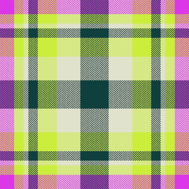 Padrão xadrez xadrez textura de tecido sem costura impressão têxtil tartan