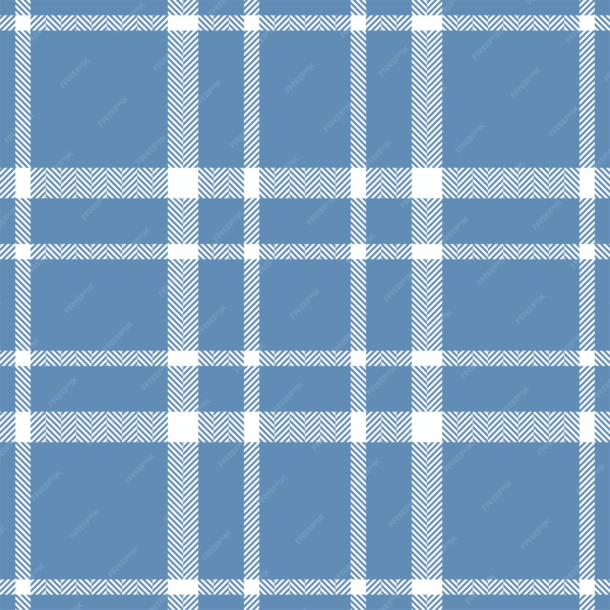 padrão xadrez tartan. padrão sem costura em textura xadrez azul e