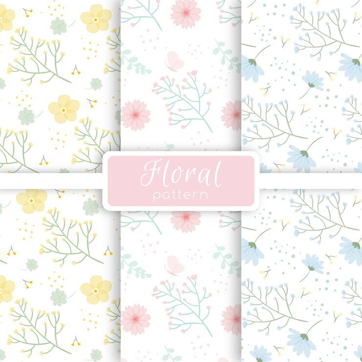 Padrões De Coleção Floral