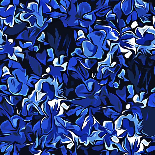 Padrões de têxteis e papel de parede Um trabalho de ilustração digital imprimível Desenhos de estampas florais