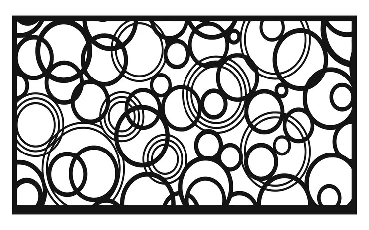 Vetor padrões decorativos pretos com motivos islâmicos e geométricos para corte cnc e laser