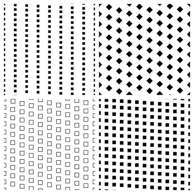 Padrões geométricos simples sem costura