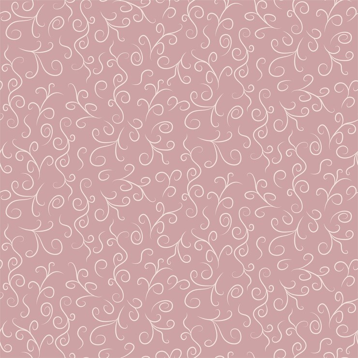 Vetor padrões suaves sem costura em um fundo rosa fundo de padrão de geada de papel de parede