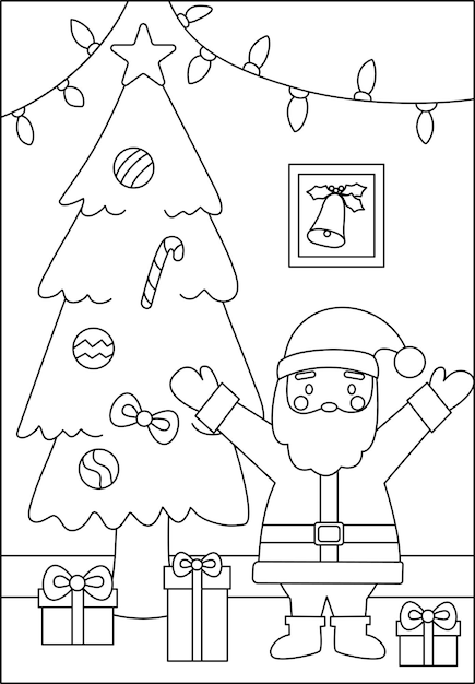 Desenhos de Natal para colorir e coloridos para imprimir  Santa coloring  pages, Christmas coloring sheets, Free christmas coloring pages