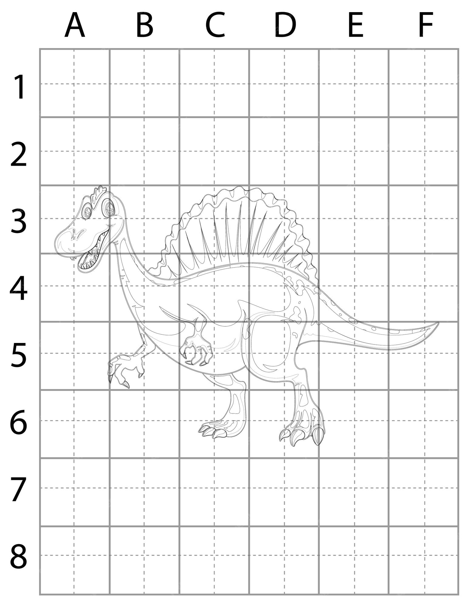 Como Desenhar um DINOSSAURO - Super fácil 