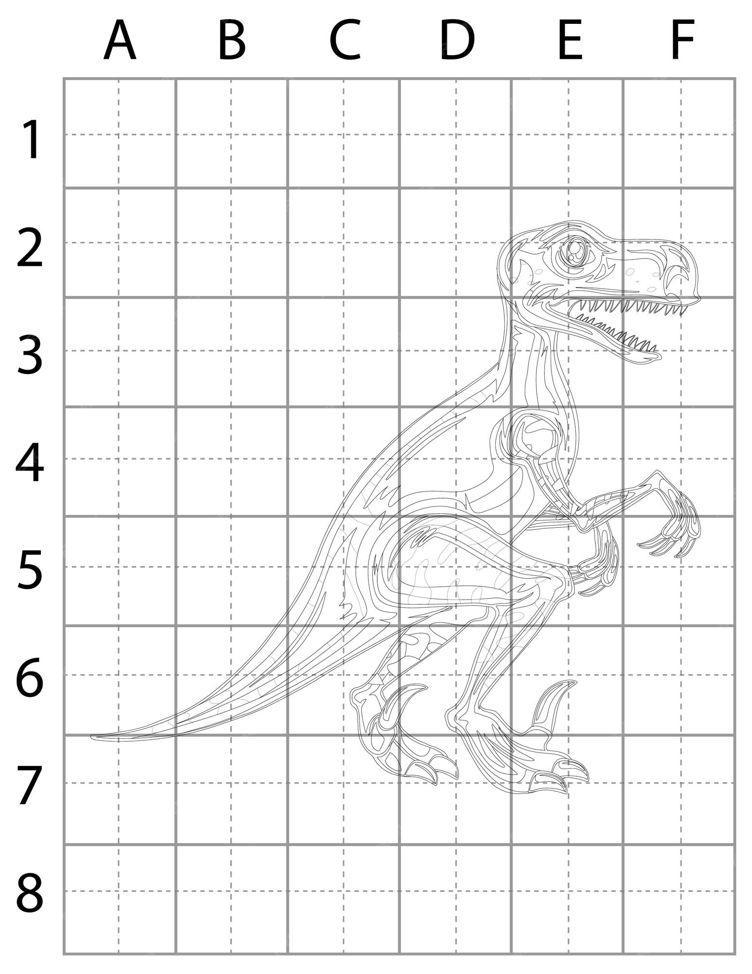 Como Desenhar um DINOSSAURO - Super fácil 