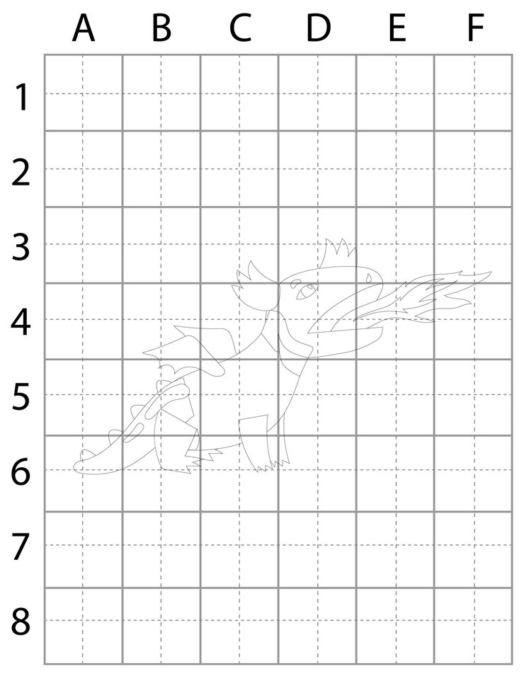 Vetor página de desenho de dragão, como desenhar dragões, aprender a desenhar dragões para crianças, dragões preto e branco, d