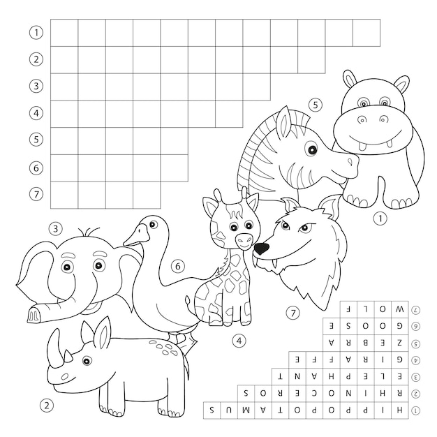 Colorir por números. jogo de puzzle para a educação infantil