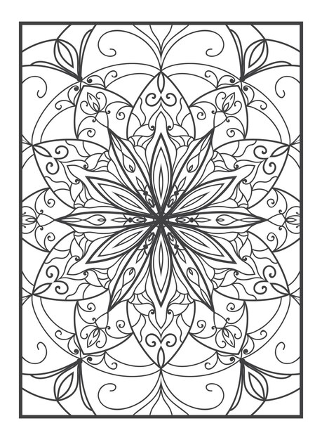 Floresça a Mandala Para Cartões, Cópias, Matéria Têxtil E Livros Para  Colorir Ilustração Stock - Ilustração de mandala, jogo: 72541460