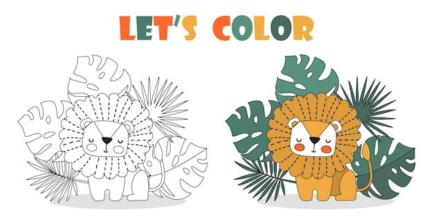 Página do livro para colorir